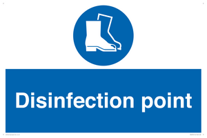 Disinfection point